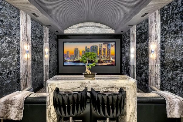 Interior, Projection Screen, Theatre Room