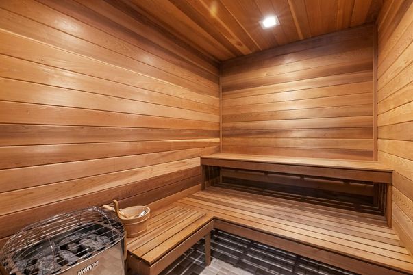Interior, Recessed Lighting, Sauna Room