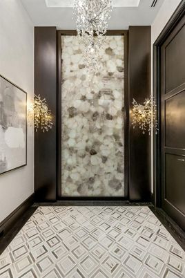 Chandelier, Elevator, Interior