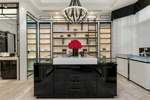 Chandelier, Home Office, Interior, Pendant Lights, Recessed Lighting
