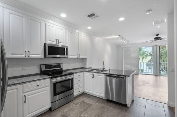 Interior, Kitchen, Recessed Lighting, Stainless Steel Appliances