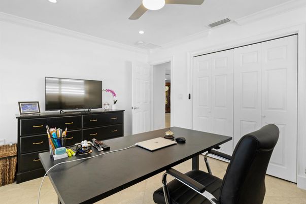 Home Office, Interior, Recessed Lighting