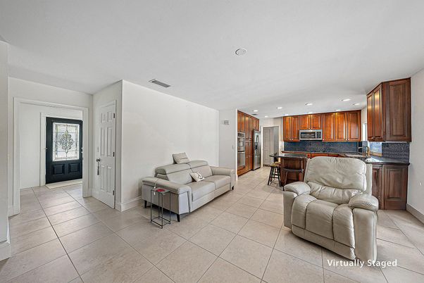 Interior, Kitchen, Living room, Recessed Lighting