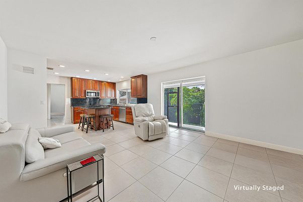 Interior, Kitchen, Living room, Recessed Lighting