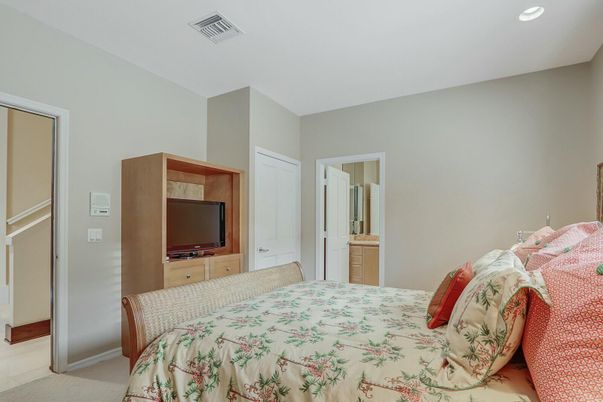 Bedroom, Interior, Recessed Lighting