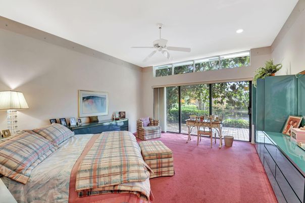 Bedroom, Interior, Recessed Lighting, Wooden Beams