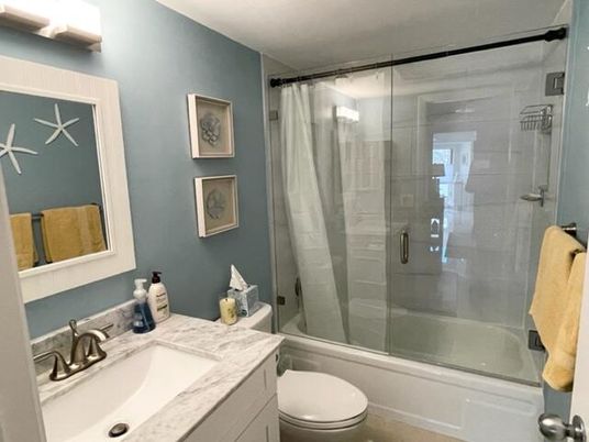 Bathroom, Glass Shower, Interior