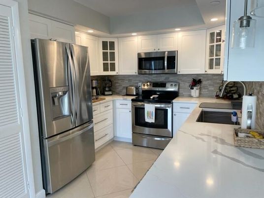 Interior, Kitchen, Recessed Lighting, Stainless Steel Appliances