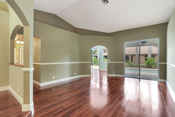 Empty room, Interior, Wood Texture Flooring