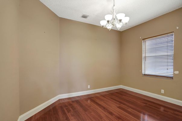 Chandelier, Empty room, Interior, Wood Texture Flooring