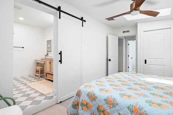 Bedroom, Interior, Recessed Lighting