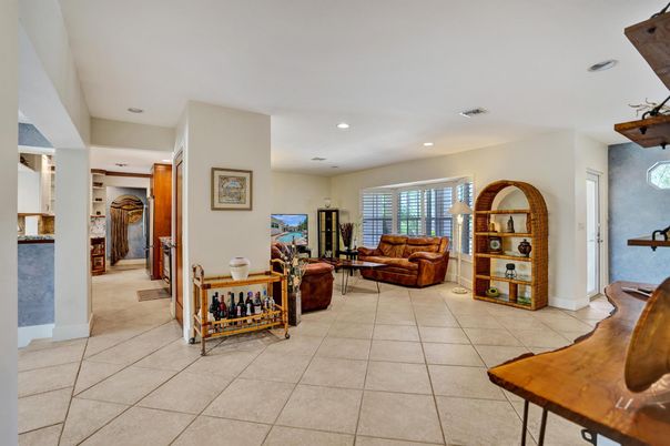 Interior, Living room, Recessed Lighting