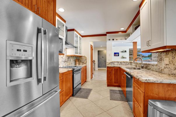 Interior, Kitchen, Recessed Lighting, Stainless Steel Appliances