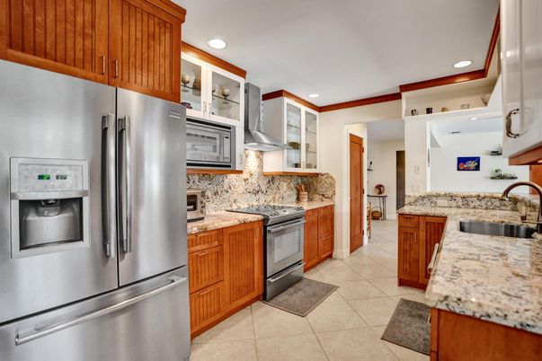 Interior, Kitchen, Recessed Lighting, Stainless Steel Appliances