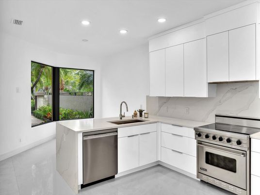 Interior, Kitchen, Recessed Lighting, Stainless Steel Appliances