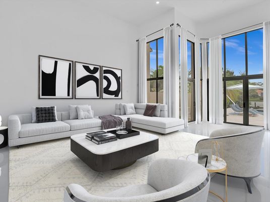 Interior, Living room, Recessed Lighting