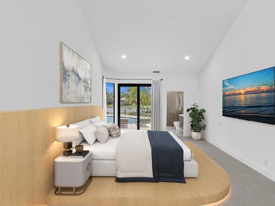 Bedroom, Interior, Recessed Lighting