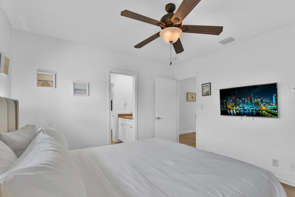 Bedroom, Interior, Wood Texture Flooring