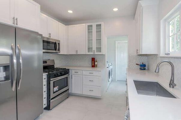 Interior, Kitchen, Recessed Lighting, Stainless Steel Appliances