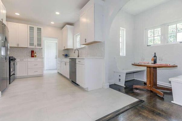 Interior, Kitchen, Recessed Lighting, Stainless Steel Appliances