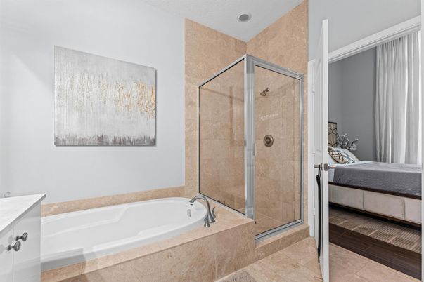 Bathroom, Bedroom, Glass Shower, Interior