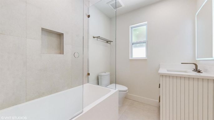 Bathroom, Glass Shower, Interior