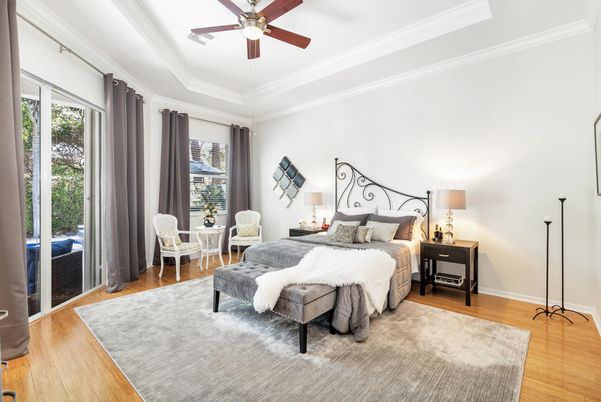 Bedroom, Interior, Wood Texture Flooring