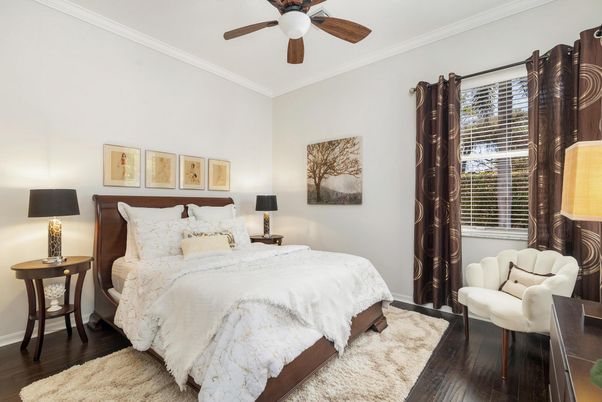 Bedroom, Interior, Wood Texture Flooring