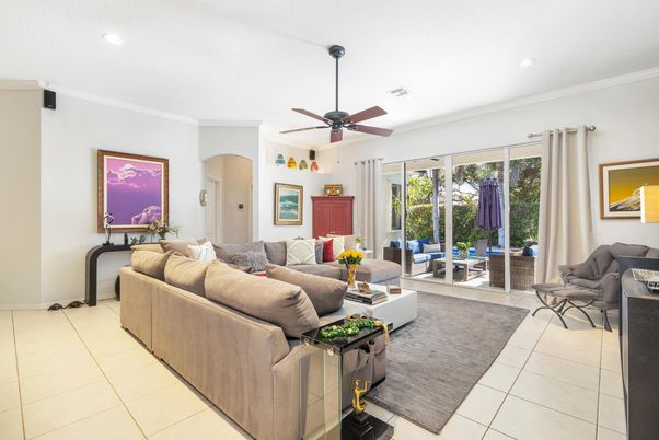Interior, Living room, Recessed Lighting