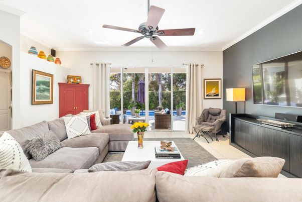 Interior, Living room, Recessed Lighting
