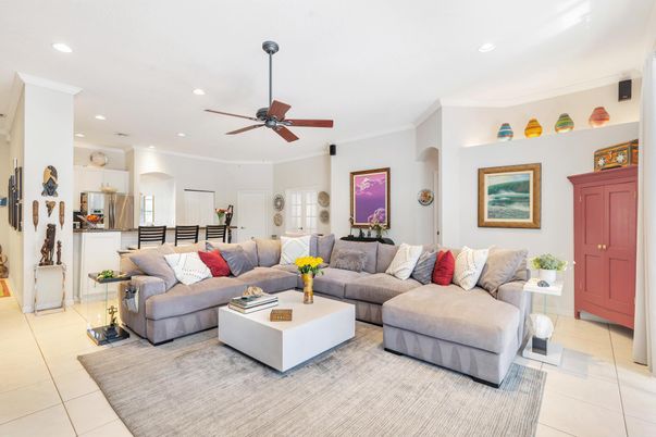 Interior, Kitchen, Living room, Recessed Lighting, Stainless Steel Appliances