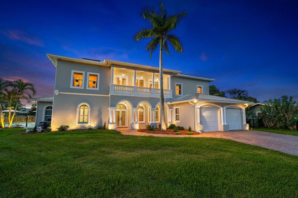 Attached, Backyard, Exterior, Facade, Mediterranean