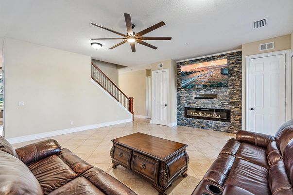 Fireplace, Interior, Living room, Stone Walls