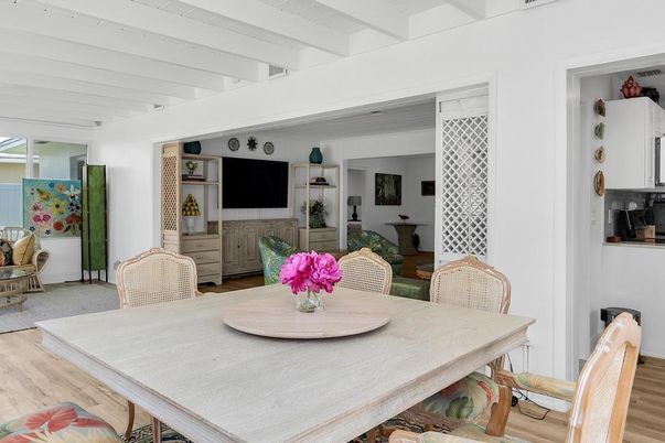 Dining room, Interior, Wood Texture Flooring