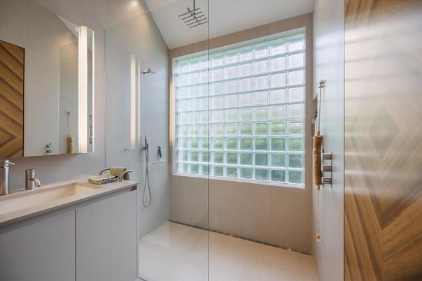 Bathroom, Glass Shower, Interior