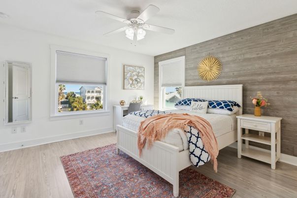 Bedroom, Interior, Wood Texture Flooring, Wooden Walls