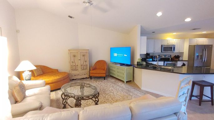 Interior, Kitchen, Living room, Recessed Lighting, Stainless Steel Appliances