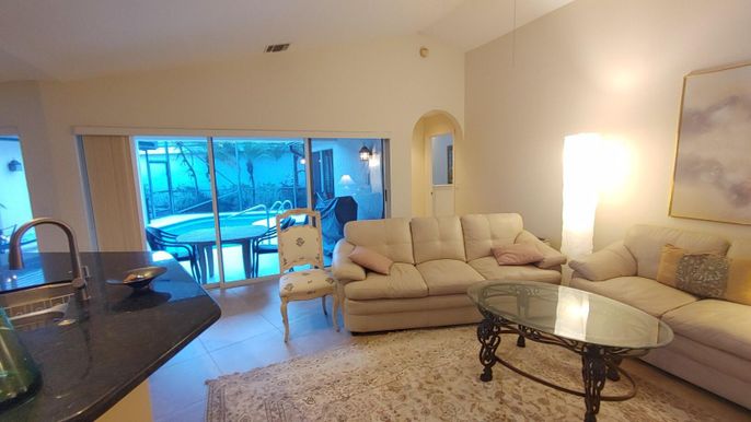 Interior, Kitchen, Living room