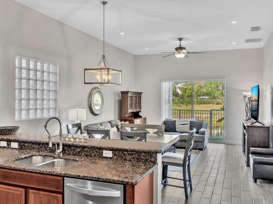 Dining room, Interior, Kitchen, Living room, Pendant Lights, Recessed Lighting