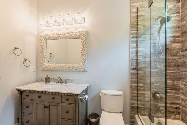 Bathroom, Glass Shower, Interior