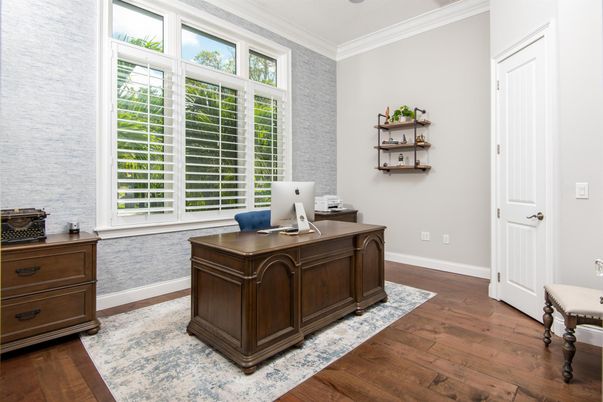Home Office, Interior, Wood Texture Flooring