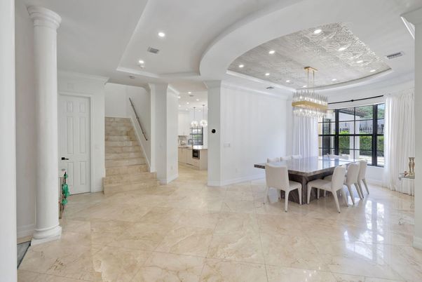 Chandelier, Dining room, Interior, Pendant Lights, Recessed Lighting