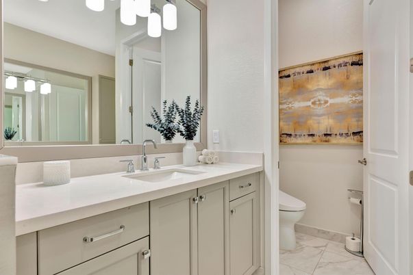 Bathroom, Dual Sink Vanities, Interior, Marble