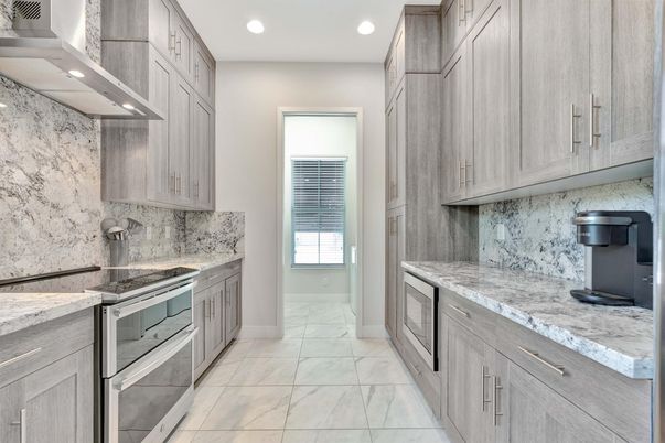 Interior, Kitchen, Marble, Recessed Lighting