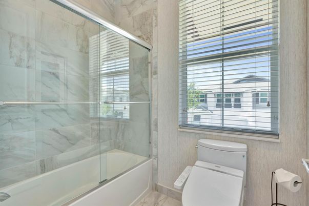 Bathroom, Glass Shower, Interior, Marble, Marble Walls