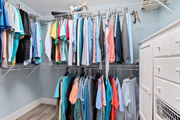 Interior, Walk-in Closets, Wood Texture Flooring