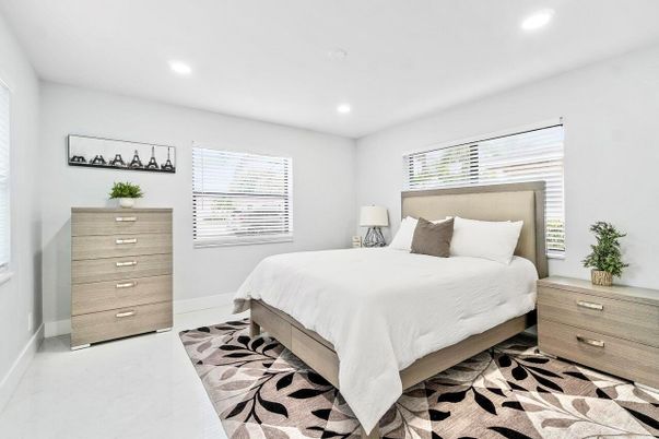 Bedroom, Interior, Recessed Lighting