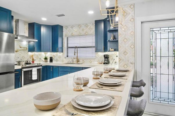 Interior, Kitchen, Recessed Lighting, Stainless Steel Appliances