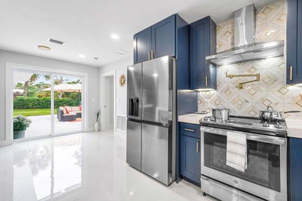 Interior, Kitchen, Recessed Lighting, Stainless Steel Appliances