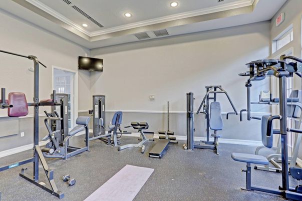 Fitness Equipment, Gym, Interior, Recessed Lighting